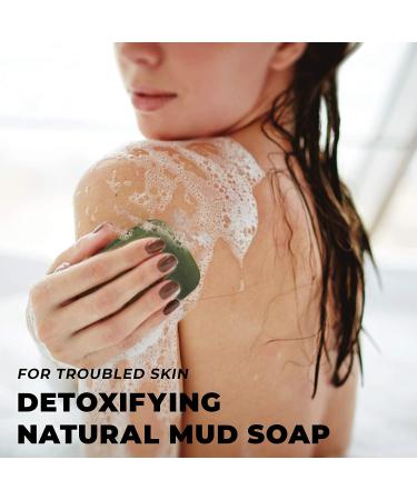 Natural Dead Sea Mud Soap - 3PCS Set for Psoriasis, Acne & Eczema Relief | Organic & Vegan | 4 oz - Buy Online on GoSupps.com