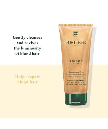 Ren Furterer - OKARA BLOND - Brightening Shampoo - Shampoo For Natural Highlighted & Bleached Blonde Hair - 200ml - Buy Online on GoSupps.com