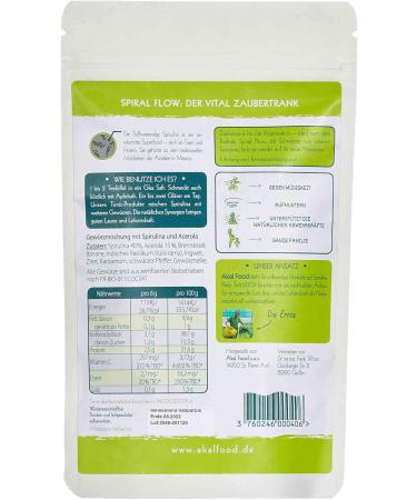 Buy Organic Regeneration Drink Powder with Spirulina Nettle & Acerola | Vital Chai Spice Drink - 100g | International Shipping Available - Buy Online on GoSupps.com