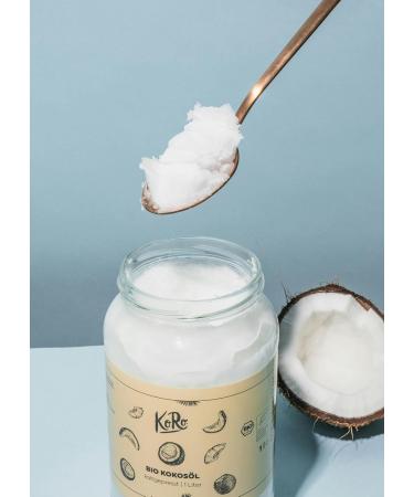 KoRo - Organic Coconut Oil 6 x 1 L - Buy Online on GoSupps.com