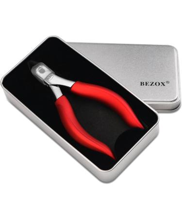 BEZOX Heavy Duty Toenail Clippers for Thick and Ingrown Toenails - Soft Grip, Cutter Set in Red Gift Box - Buy Online on GoSupps.com