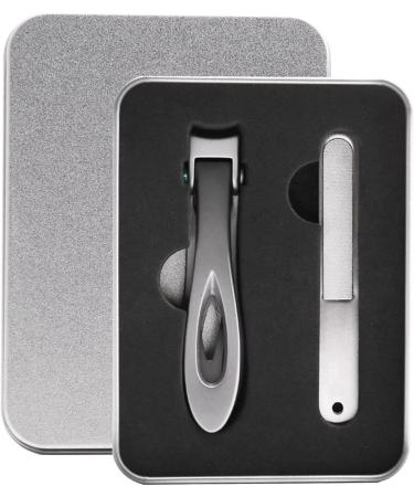 Vadillo 2X Nail Clipper Set Thick Toenail & Fingernail Cutter with Wide Jaw Opening Stainless Steel Kit for Men & Women Silver - Buy Online on GoSupps.com