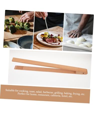 MAGICLULU Cheese Tongs Pickle Tongs Barbeque Tongs Salad Tongs Wooden Kitchen Tongs Food Tongs BBQ Tongs Beech - Buy Online on GoSupps.com