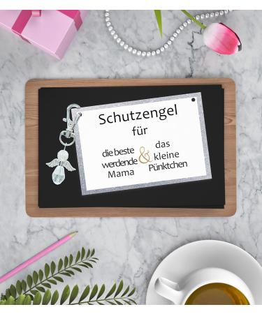 Guardian Angel Keychain Gift for Expectant Moms | Lucky Charm for Pregnancy | Ideal Baby Shower Gift - Buy Online on GoSupps.com