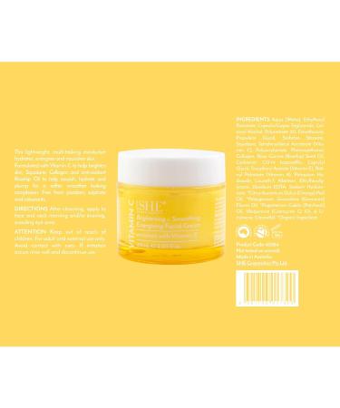 Om She Aromatherapy Vitamin C Energising Face Cream 1.69fl oz - Brightening and Smoothing. Australian Made. - Buy Online on GoSupps.com