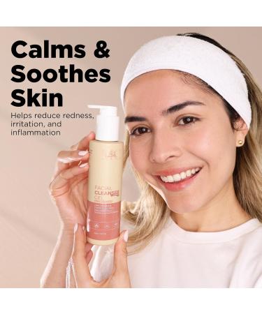 MC Belle Facial Cleanser for All Skin Types - Non-Scented & Peppermint Cleanser with Sodium Hyaluronate Organic Milk Thistle & Willow Bark Extract for Acne Treatment Deep Cleansing (Non Scented) - Buy Online on GoSupps.com