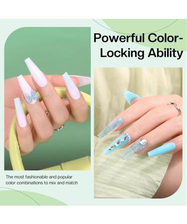 Morovan Poly Gel Nail Kit - 12 Colors Poly Nail Gel Extensions | DIY at Home Nail Art Starter Kit | International Shipping Available - Buy Online on GoSupps.com