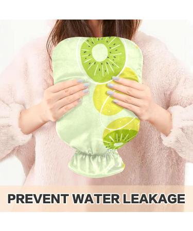 Naanle Kiwifruit Lemon Heat Bottle - 1L Transparent Hot Water Bottle for Bed Hand & Foot Warmer | Pain Relief & Cold Therapy | International Shipping - Buy Online on GoSupps.com