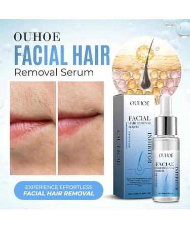 Facial Hair Natural Treatment At Home Hair Removal Face Hair Removal Serum Facial Hair Removal Treatment facial Hair Removal Serum Inhibitor facial Hair Stop Serum (1PCS) - Buy Online on GoSupps.com