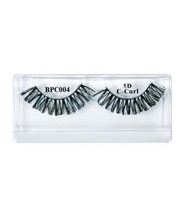 BlackPink C-Curl 5D Silk Permed Lash Extra Curl & Volume Fluffy Reusable Light Weight Natural False Lashes Fake Eye Lash (BPC004)
