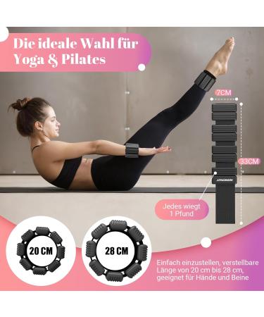 Mand Joint Weights Ankle Weight Set 2 Series (0.5 kg Each) | Portable Cuff for Pilates Yoga Walking & Aerobics Ideal for Physiotherapy - Buy Online on GoSupps.com
