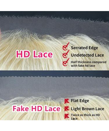 613 Blonde Lace Front Wig 10a Brazilian Body Wave HD Transparent Lace Wig - 20 inch - Buy Online on GoSupps.com