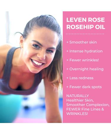 Leven Rose 32 oz Bulk Wholesale Organic Rosehip Seed Oil - 100% Natural - Buy Online on GoSupps.com
