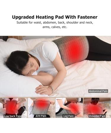 Tnfeeon Waist Heating Blanket - Electric Polyester Blanket with Controller for Home - AC220V-240V - Gray Color - Buy Online on GoSupps.com