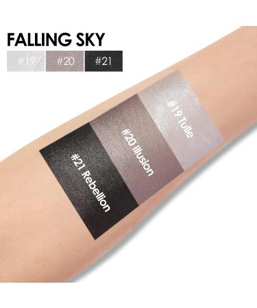 FOCALLURE 3 Pcs Eyeshadow Sticks Set - Shimmer & Matte Crayons with Blending Sponge Brush - Buy Online on GoSupps.com