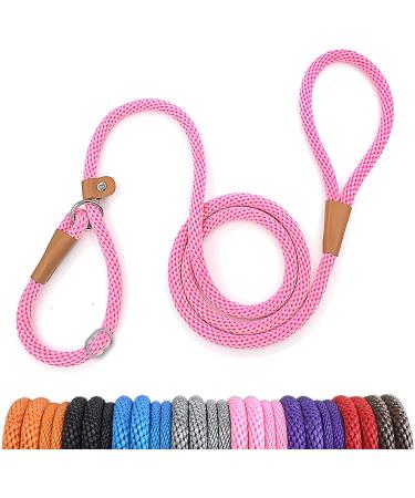 lynxking tow lines for dogs dog linen retriever linen troubles for small medium-sized large dogs (pink train stop 1.3cm x 150cm) Train stop-1.3cm x 150cm pink