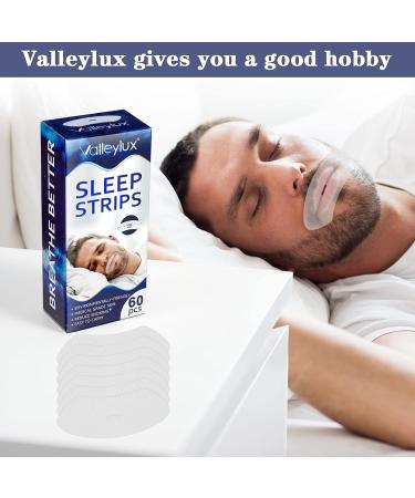 Large Mouth Tape for Better Nasal Breathing | Anti Snoring Sleep Aid | 60PC Gentle Mouth Strips - Buy Online on GoSupps.com