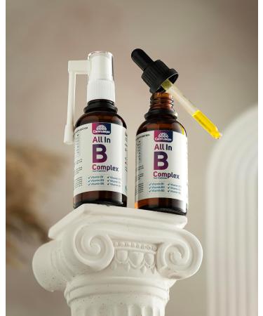 Camrusepa B Vitamin Complex Spray High Absorption Liquid Supplement (B1 B2 B3 B5 B6 B12) Natural Energy Nerve & Metabolism Support Fast-Acting Oral Spray Convenient Daily 1.69 fl oz - Buy Online on GoSupps.com