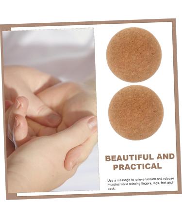 Garvalon 2 Cork Yoga Ball & Neck Massager - Back Massage & Fitness Accessories for Ultimate Relaxation | International Shipping - Buy Online on GoSupps.com