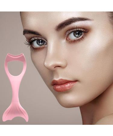 Silicone Makeup Stencil - Multi-Purpose Eyeliner Tool Makeup Applicator Tool for Winged Eyeliner Lashes Lip Liner Beauty Ruler Eyeliner Molds Dudok Pink - Buy Online on GoSupps.com