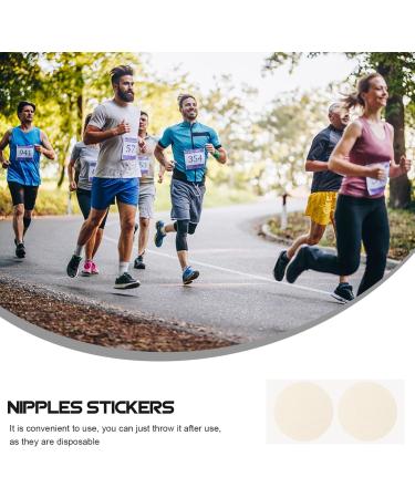 GLEAVI 50 Pairs Nipple Stickers for Men - Breathable Nipple Covers & Pasties - Chest Pads & Protectors (3.5x3.5cm) - Ideal for Training & Comfort - Buy Online on GoSupps.com