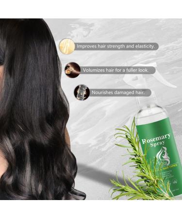 Rosemary Hair Spray with Castor Oil Rosemary Water Spray for Hair Growth Reduce Hair Loss Soothes and Moisturizes Dry Hair Strengthens Hair Roots 118ml/3.99fl.oz - Buy Online on GoSupps.com