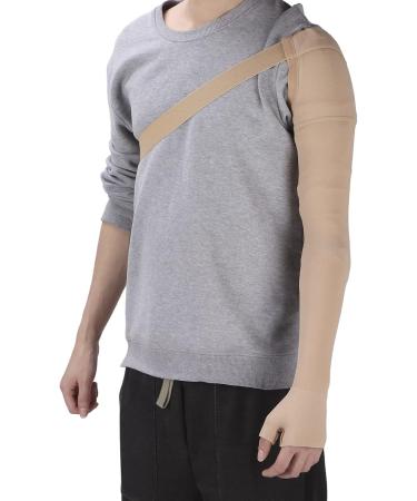 Buy Breathable Elastic Arm Sleeve for Lymphedema & Swelling Support - Left/Right Hand Compression Brace - Buy Online on GoSupps.com