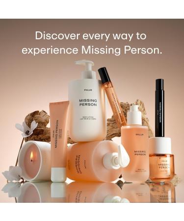 PHLUR Missing Person Fragrance Oil - Travel Size Rollerball Fragrance Oil - Floral Skin Musk Perfume with Bergamot Musk Orange & Sandalwood (9.5mL) - Buy Online on GoSupps.com