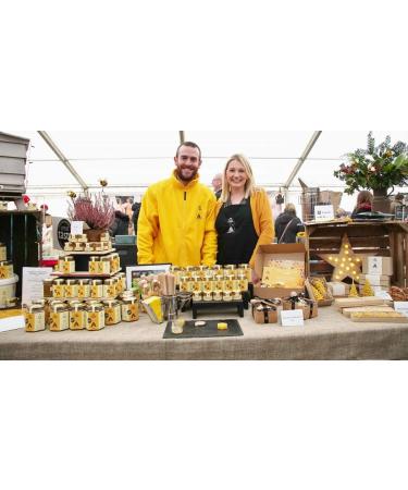 Welsh Wildflower Honey | 1kg Glass Honey Jar | Natural Wildflower Welsh Honey Jar | Raw Honey | Direct from the Beekeeper - Buy Online on GoSupps.com