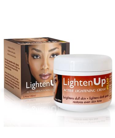 LightenUp Plus Active Skin Brightening Cream - 3.4 Fl oz / 100 ml - Daily Moisturzing Cream  Dark Spots Creams For Face and Body