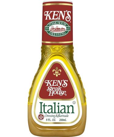 Ken's Steak House Italian Dressing & Marinade, 9 OZ (Pack of 1)