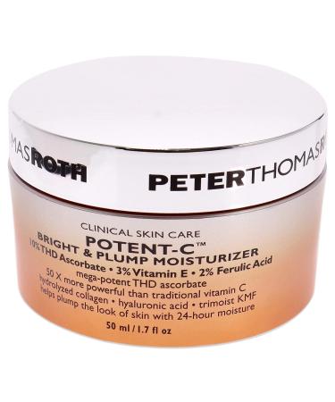 Peter Thomas Roth Potent-C Bright Plump Moisturizer 1.69 Fl Oz - Vitamin C & Collagen Anti-Aging Cream - Buy Online on GoSupps.com