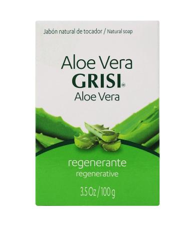 Grisi Aloe Vera Soap 6pk - Jabon de S bila - 3.5 Oz. x 6 Units - Buy Online on GoSupps.com
