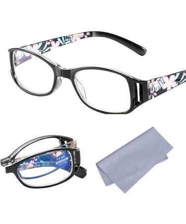 Joxigo 4 St ck Frauen Lesegl ser Anti-Blaulicht Faltbare kompakte Brillen mit Etui f r 55-59 Jahre - Buy Online on GoSupps.com