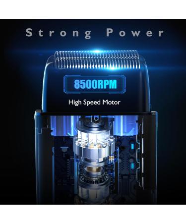 Ultimate Electric Razor for Men - Rechargeable Waterproof Foil Shaver with 3 Adjustable Speeds & LED Display for Close Shave | Ideal for Face Beard & Head - Buy Online on GoSupps.com