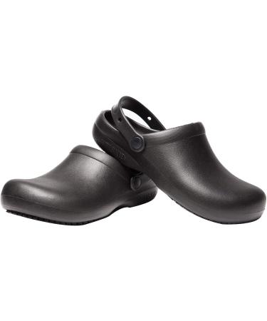 Oil Water Resistant Non-Slip Nursing Chef Shoes for Men and Women - Black - Buy Online on GoSupps.com
