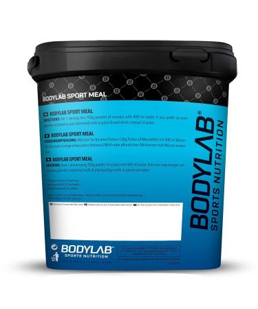 BODYLAB24 Sport Meal - Banana Flavor 2000g | 30g Protein & 40g Carbs | Gluten-Free Oatmeal Meal Replacement Shake - Buy Online on GoSupps.com