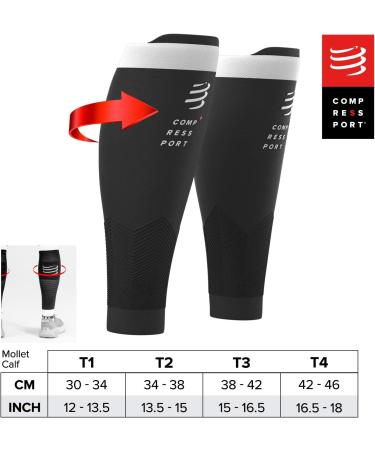 COMPRESSPORT R2 V2 Calf Sleeves - Black | AW22 Compression Gear - Buy Online on GoSupps.com