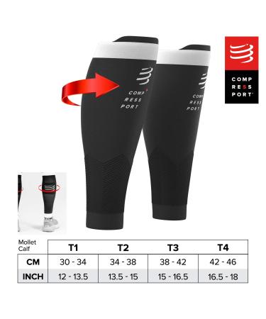 Compressport R2 V2 Calf Sleeves - 2T White | Compression Leg Sleeves - Buy Online on GoSupps.com
