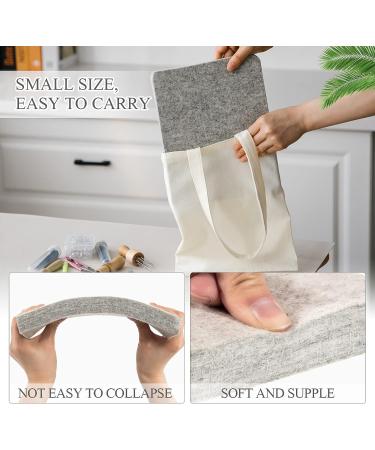Needle Felting Pad Set - 4 Pieces 8x10x1 Inch Mat for Wool Felting Supplies - Ideal for Beginners Crochet Knitting - Grey - Buy Online on GoSupps.com