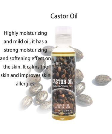 Base oil Carrier Essential oil for aromatherapy and massage Castor Avocado Sweet almond Coconut Grape seed Olive oil Essence 118 ml Per bottle Pack of 5 Elitzia ETMS013 - Buy Online on GoSupps.com