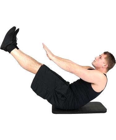 Impulse Fitness Knee Mat - Extra Thick 25mm Cushioned Pad for Knees & Elbows | Portable Exercise Mat for Planks, Ab Rollers, Yoga - Buy Online on GoSupps.com