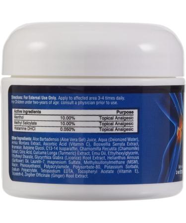 Terrafreeze Extra Strength Pain Relief Cream with Arnica & Emu Oil Effective Joint & Muscle Recovery for Back Neck & Shoulder Pain | Shop Worldwide - Buy Online on GoSupps.com