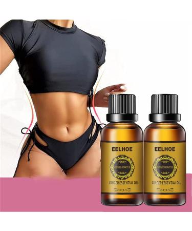 SPA massage oils/Losing abdominal - slimming abdominal drainage lymphatic drainage belly ginger oil - massage swelling and skin natural ginger oil plant -therapy ginger oil unit size 2PCs