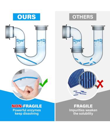 Buy Drain Sticks x48 Fast & Effective Drain Cleaning for Sinks Baths & Showers | Prevent Blockages & Odors - International Shipping - Buy Online on GoSupps.com
