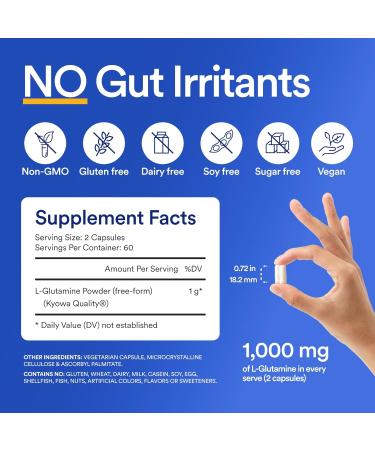 Essential Stacks L-Glutamine Home & Away Bundle - L Glutamine Powder & Capsules - Buy Online on GoSupps.com