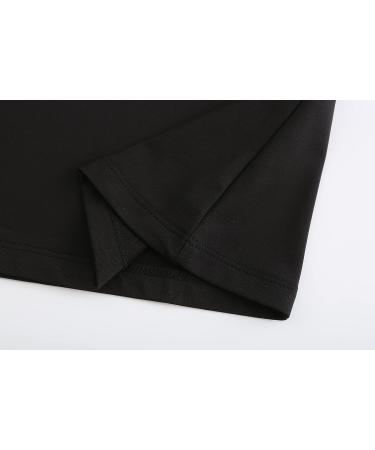 SSLR Women's Thermal Turtleneck Shirt | Fleece Lined Winter Top | Slim Fit Base Layer | Black, Large - Buy Online on GoSupps.com