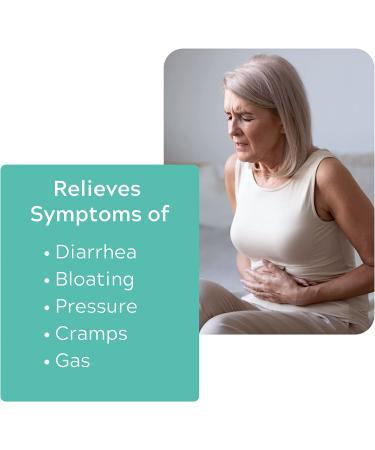 Healthy Living Anti-Diarrheal & Anti-Gas Tablets - Loperamide Hydrochloride & Simethicone - 24 Count - Buy Online on GoSupps.com