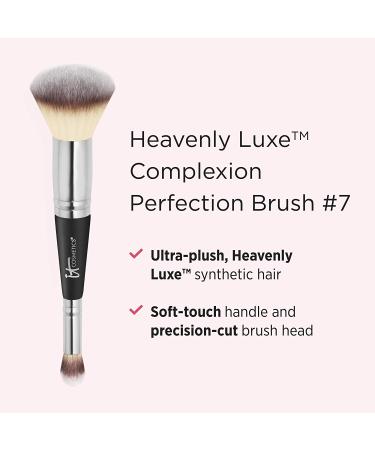 IT Cosmetics Heavenly Luxe Complexion Perfection Brush #7 - Foundation & Concealer Brush | Soft Bristles | Pro-Hygienic | Ideal for Sensitive Skin - Buy Online on GoSupps.com