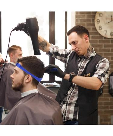 Beaupretty Neckline Shaving Template Hair Cutting Guide Curved Silicone Haircut Band for DIY Home Salon Hair Trimming Cutting Blue - Buy Online on GoSupps.com